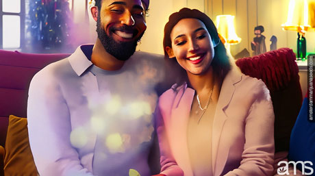 Happy Norwegian couple